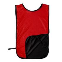 Kit C/5 Coletes de Futebol Treino Jogo Dupla Face Vermelho/Preto 1 Fit Kit C/5 Coletes de Futebol Treino Jogo Dupla Face Vermelho/Preto 1 Fit