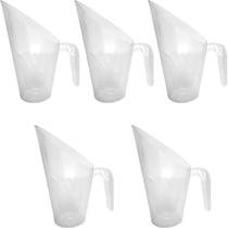 Kit c/ 5 Conchas Plástica 100ml Cereais Grãos Temperos 9x6cm