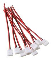 Kit C/ 5 Conectores Tiras De Encaixe P/ Fita Led Cob 12v 18w Gaya Kit C/ 5 Conectores Tiras De Encaixe P/ Fita Led Cob 12v 18w Gaya