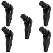 Kit c/ 5 conectores xlr fêmea 90 graus mak pro mk-xlr-fsl Kit c/ 5 conectores xlr fêmea 90 graus mak pro mk-xlr-fsl