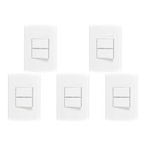 Kit C/5 - Conjunto Peesa Alfa 1505C 1 Interruptor Simp.1 ...