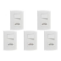 Kit C/5 - Conjunto Peesa Alfa 1543B 1 Interruptor Par.Tom... Kit C/5 - Conjunto Peesa Alfa 1543B 1 Interruptor Par.Tom...