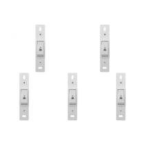 Kit C/5 - Conjunto Perlex''Branca''Sem Placa(1Campainha) ... Kit C/5 - Conjunto Perlex''Branca''Sem Placa(1Campainha) ...