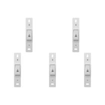 Kit C/5 - Conjunto Perlex''Branca''Sem Placa(1Campainha) ... Kit C/5 - Conjunto Perlex''Branca''Sem Placa(1Campainha) ...