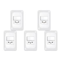 Kit C/5 - Conjunto Pial Pop Modulo Com Placa 4X2 - 1 Simp...