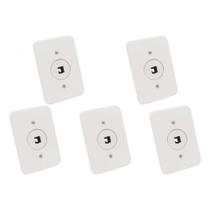Kit C/5 - Conjunto Radial Pollar 1402025 1Tomada Fone Rj45 Kit C/5 - Conjunto Radial Pollar 1402025 1Tomada Fone Rj45