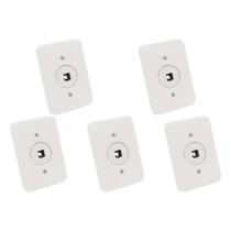 Kit C/5 - Conjunto Radial Pollar 1402025 1Tomada Fone Rj45 Kit C/5 - Conjunto Radial Pollar 1402025 1Tomada Fone Rj45