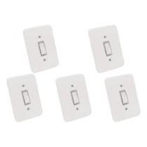Kit C/5 - Conjunto Radial Pollar 1901005 1 Interruptor Pa...