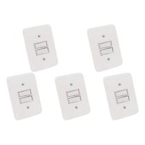 Kit C/5 - Conjunto Radial Pollar 1901007 1 Interruptor Si...