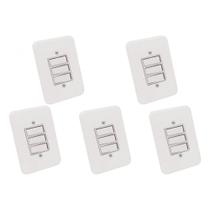 Kit C/5 - Conjunto Radial Pollar 1901008 3 interruptores ... Kit C/5 - Conjunto Radial Pollar 1901008 3 interruptores ...