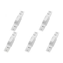 Kit C/5 - Conjunto Radial Pollar 1901021 1 Interruptor Si...