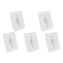 Kit C/5 - Conjunto Radial Pollar 1901176 1Tomada 20A