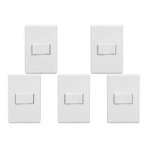 Kit C/5 - Conjunto Steck Linha Stella Com Placa 1 Simples... Kit C/5 - Conjunto Steck Linha Stella Com Placa 1 Simples...