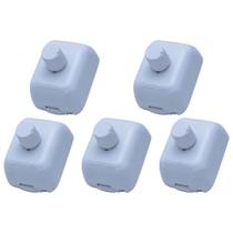 Kit C/5 - Controle Ventilador Luz Sob Qualitronix Branco V39