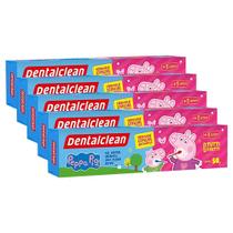 Kit c/5 creme dental infantil peppa pig fluor tutti fruti - DENTALCLEAN