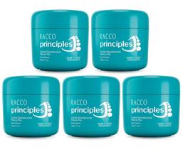 Kit c/ 5 Creme Desodorante Para os Pes Principles Racco 50g