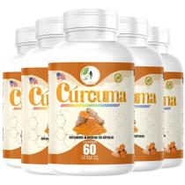 KIT C/5 Cur cuma pura 60 capsulas - Fits Life