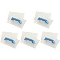 Kit C/5 - Desempenadeira Pvc Roma 14X27 Grafiato Lisa 5 90L Kit C/5 - Desempenadeira Pvc Roma 14X27 Grafiato Lisa 5 90L