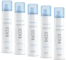 Kit c/ 5 Desodorante Spray Jato Seco Intimo Feminino Racco 100ml