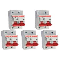 Kit C/5 - Disjuntor Steck ''Din'' Bipolar 100A. C Kit C/5 - Disjuntor Steck ''Din'' Bipolar 100A. C