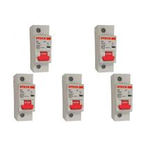 Kit C/5 - Disjuntor Steck ''Din'' Unipolar 125A. C Kit C/5 - Disjuntor Steck ''Din'' Unipolar 125A. C