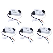Kit C/5 - Driver Reator Fonte para Led Com Conector 8-25W... Kit C/5 - Driver Reator Fonte para Led Com Conector 8-25W...