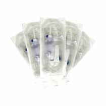 Kit c/5 equipos macrogotas infusão intravenosa luer slip Kit c/5 equipos macrogotas infusão intravenosa luer slip