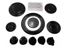 Kit C/ 5 Espalha Chama 5 Botão 20 Borracha Da Trempe Fischer