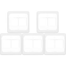 Kit C/5 - Espelho Placa Pial Pop C/Suporte 4X4 4Int Lgp44...