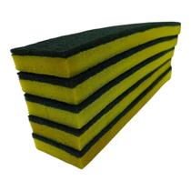 Kit c/5 Esponja Grande Abrasiva Multiuso 35X7,5cm Superpro Bettanin