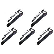 Kit C/5 - Filtro Linha Qualitronix 6 Tomada(s) Bivolt Preto