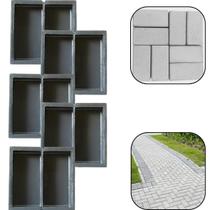Kit c 5 Forma Molde Matriz p Tijolinho Concreto Fácil Economico Bloquete Calçada 20x10x4 Piso Rua Lajota Kit c 5 Forma Molde Matriz p Tijolinho Concreto Fácil Economico Bloquete Calçada 20x10x4 Piso Rua Lajota