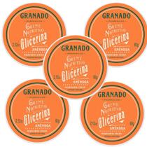 Kit C/5 Granado Creme Nutritivo De Glicerina Amêndoa 60g