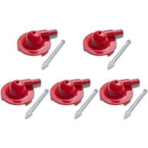 Kit C/5 - Irrigador Fico Chuvisco Vermelho 0331 Kit C/5 - Irrigador Fico Chuvisco Vermelho 0331