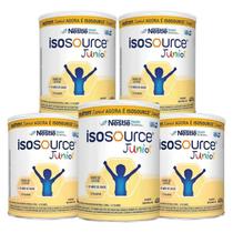 Kit C/5 Isosource Junior Nestlé 400g Baunilha Sem Lactose Kit C/5 Isosource Junior Nestlé 400g Baunilha Sem Lactose