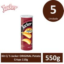 Kit C/ 5 Jacker ORIGINAL Potato Crisps 110g
