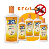 Kit c/ 5 Loção Repelente Xô Insetos 15% 9h Proteção 200ml