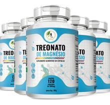Kit C/5 Magnésio Treonato 500mg - 120 Cáps - Fits Life Kit C/5 Magnésio Treonato 500mg - 120 Cáps - Fits Life
