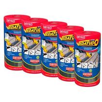 Kit C/5 Manta asfáltica 30 cm x 10 m Rolo auto adesiva aluminizada multiuso Impermeabilizaçao Kit C/5 Manta asfáltica 30 cm x 10 m Rolo auto adesiva aluminizada multiuso Impermeabilizaçao