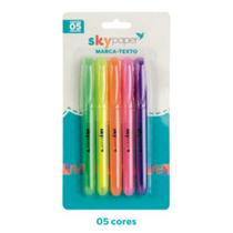 Kit c/ 5 Marca Textos Neon ou Cores Pasteis Sky Paper Kit c/ 5 Marca Textos Neon ou Cores Pasteis Sky Paper