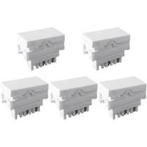 Kit C/5 - Modulo Ilumi Vivaz 1 Paralelo 10A. Branco 7522 Kit C/5 - Modulo Ilumi Vivaz 1 Paralelo 10A. Branco 7522