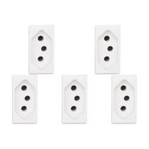 Kit C/5 - Modulo Pial Pop 1Tomada 20A Lg03020 Branco Kit C/5 - Modulo Pial Pop 1Tomada 20A Lg03020 Branco