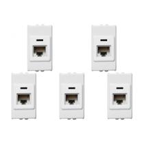 Kit C/5 - Modulo Soprano Ilus (Rj45) 5Tg99002 Kit C/5 - Modulo Soprano Ilus (Rj45) 5Tg99002