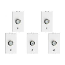 Kit C/5 - Modulo Soprano Ilus (Tomada Coaxial) 5Tg99334