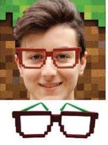 Kit C/ 5 Óculos Minecraft Temático Festas Eventos