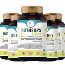 Kit C/5 Outherps Lisina + Vit C B3 B5 B6 E Zinco 500mg Kit C/5 Outherps Lisina + Vit C B3 B5 B6 E Zinco 500mg
