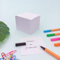 Kit C/5 Papel Lembrete e Anotações 75 x 75 mm 700 Folhas Brancas Gramatura 80 g/m² - Art&Art