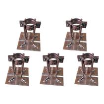 Kit C/5 - Para-Raio Base Para Mastro 1.1/2'' A Fogo Kit C/5 - Para-Raio Base Para Mastro 1.1/2'' A Fogo