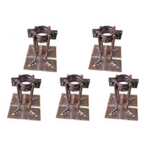 Kit C/5 - Para-Raio Base Para Mastro 2'' A Fogo Kit C/5 - Para-Raio Base Para Mastro 2'' A Fogo