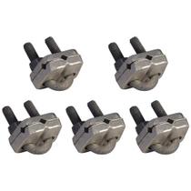 Kit C/5 - Para-Raio Conector Cabo/Haste Com Grampo Em ''U'' Kit C/5 - Para-Raio Conector Cabo/Haste Com Grampo Em ''U''